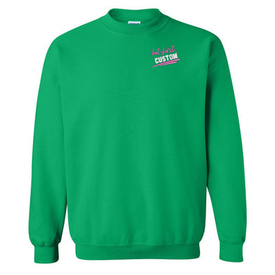 Make It Yours™ 'But First' Crewneck Sweatshirt - United Monograms