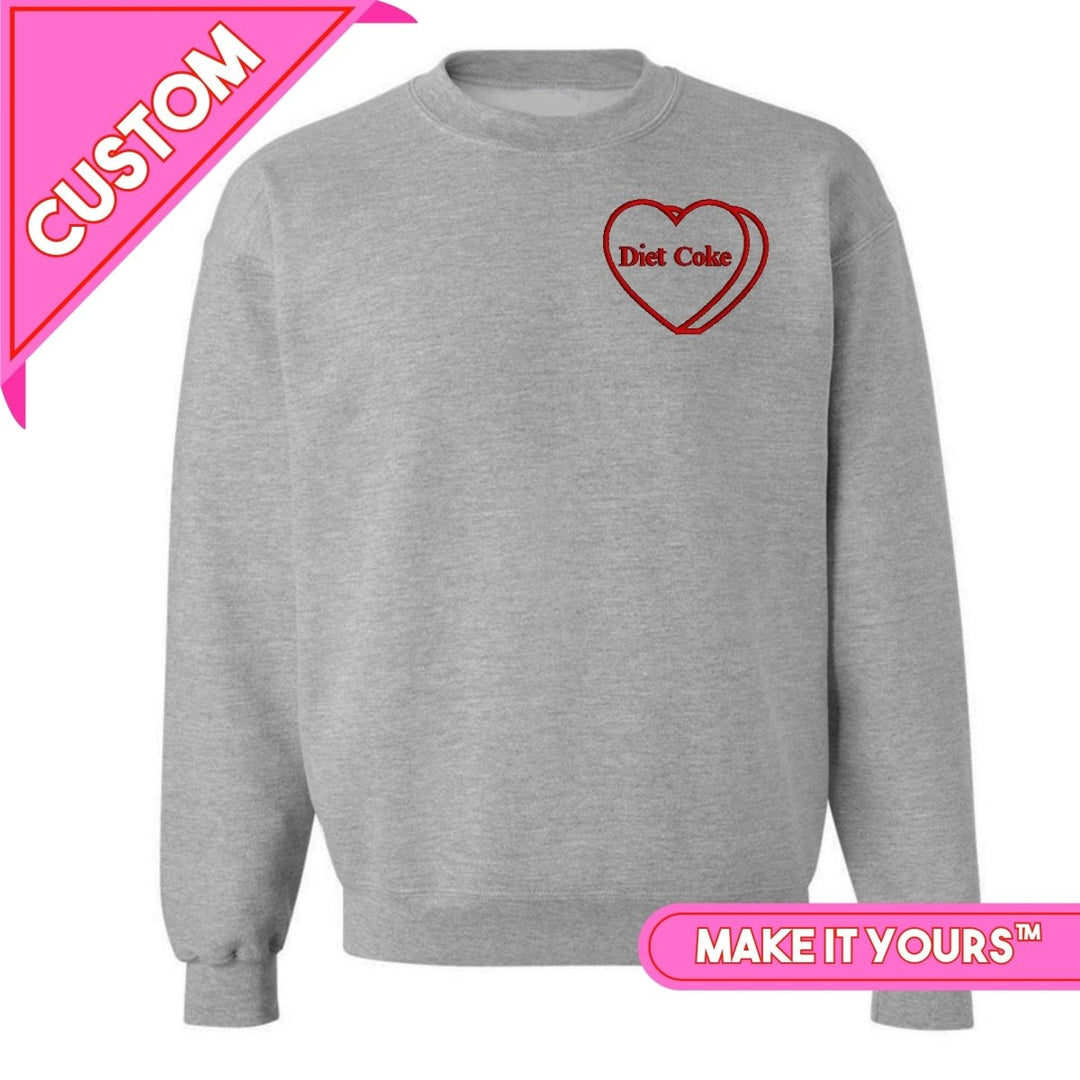 Make It Yours™ 'Candy Heart' Embroidered Sweatshirt – United Monograms