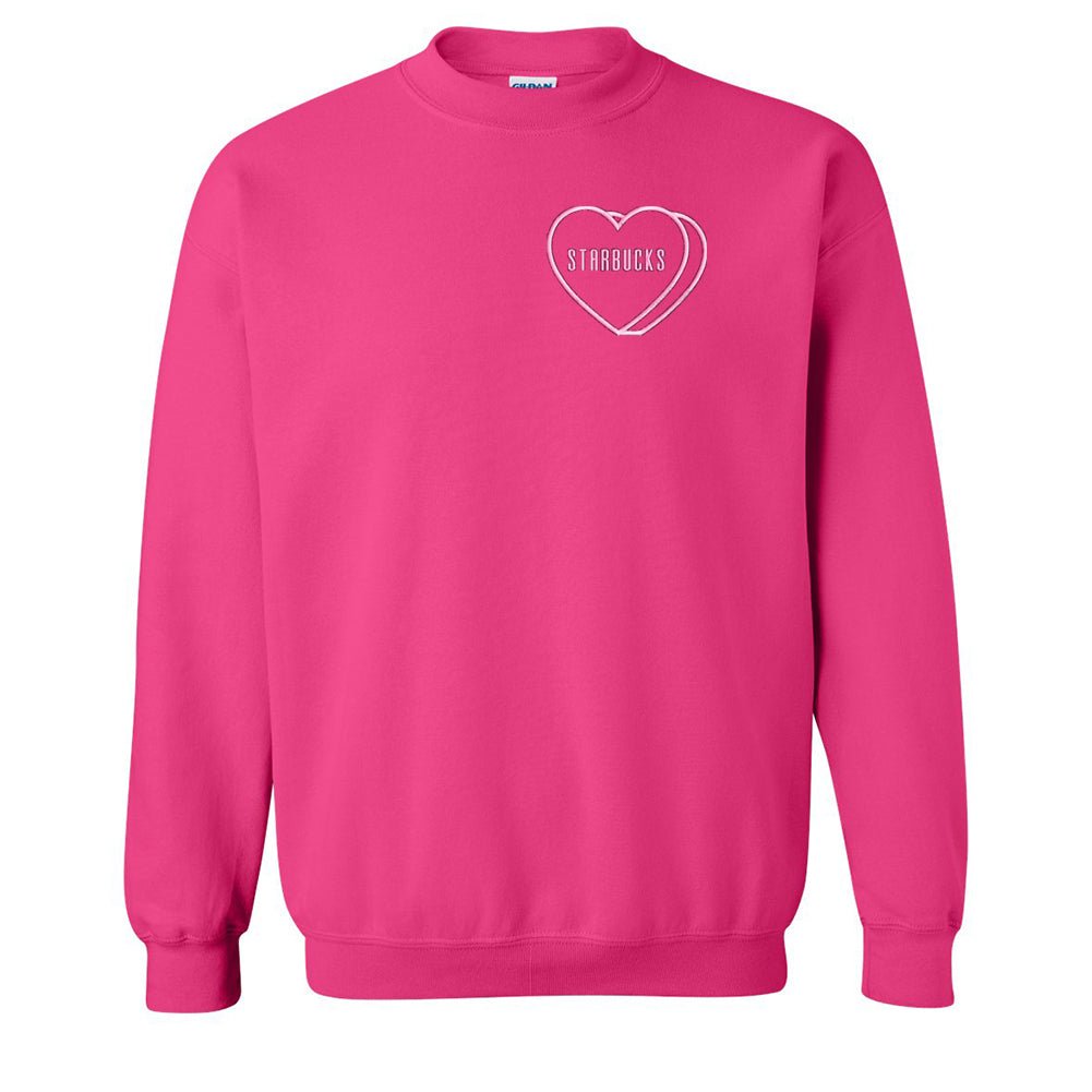Make It Yours™ 'Candy Heart' Embroidered Sweatshirt – United Monograms
