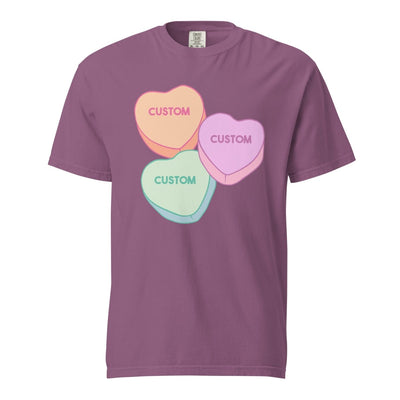 Make It Yours™ 'Candy Hearts' T-Shirt - United Monograms