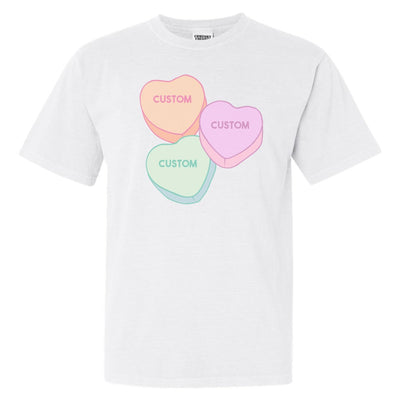 Make It Yours™ 'Candy Hearts' T-Shirt - United Monograms
