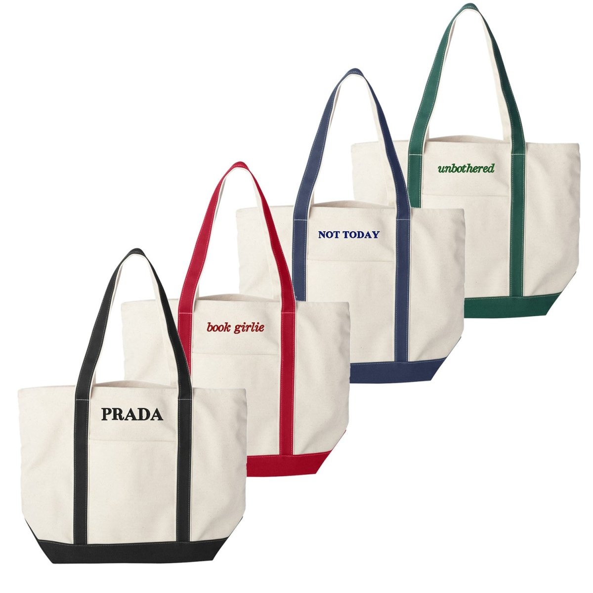 Make It Yours™ Canvas Boat Tote - United Monograms