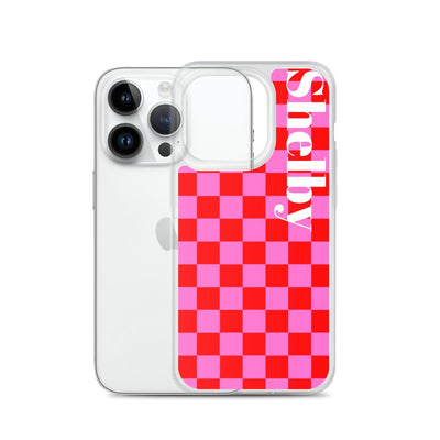 Make It Yours™ Check Pattern iPhone Case - United Monograms