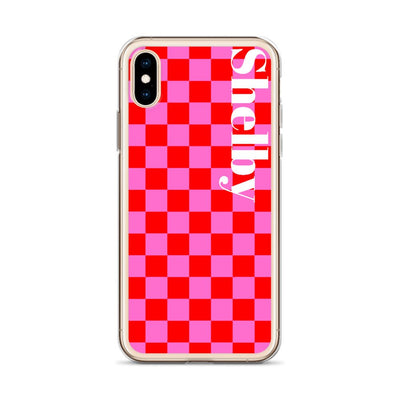 Make It Yours™ Check Pattern iPhone Case - United Monograms