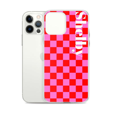 Make It Yours™ Check Pattern iPhone Case - United Monograms