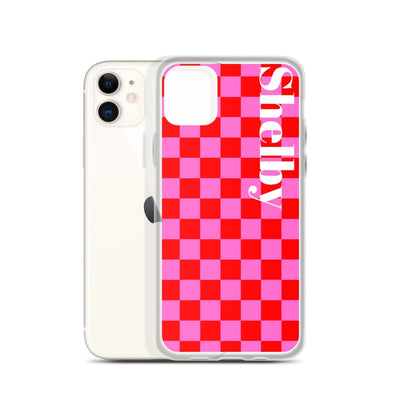 Make It Yours™ Check Pattern iPhone Case - United Monograms