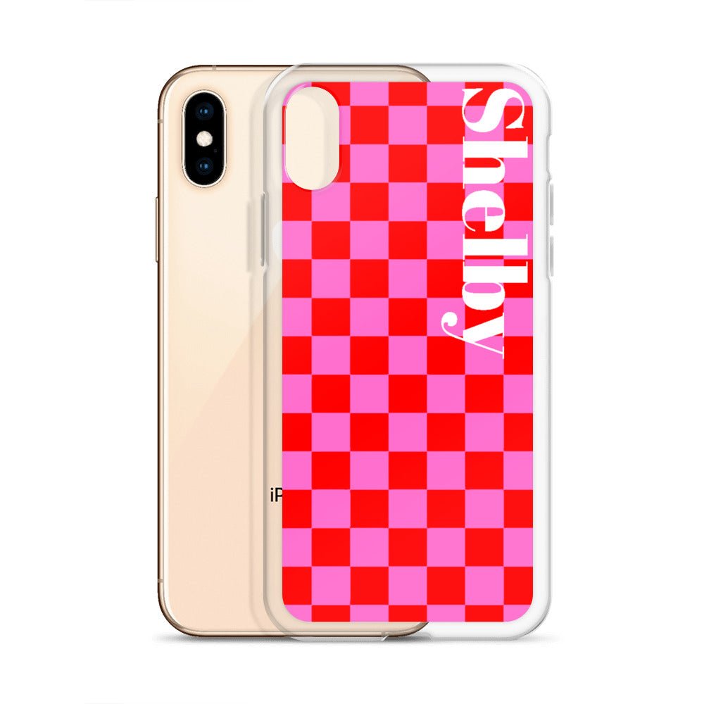 Make It Yours™ Check Pattern iPhone Case - United Monograms