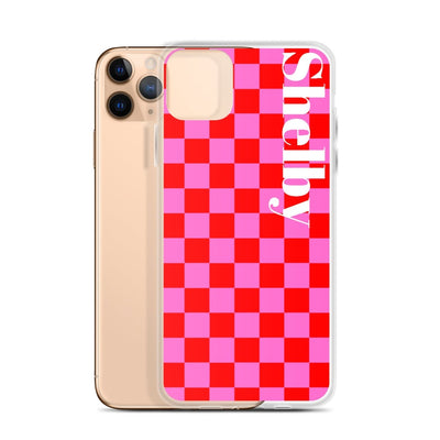 Make It Yours™ Check Pattern iPhone Case - United Monograms