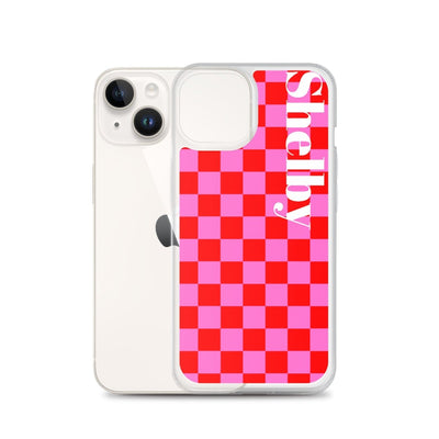 Make It Yours™ Check Pattern iPhone Case - United Monograms