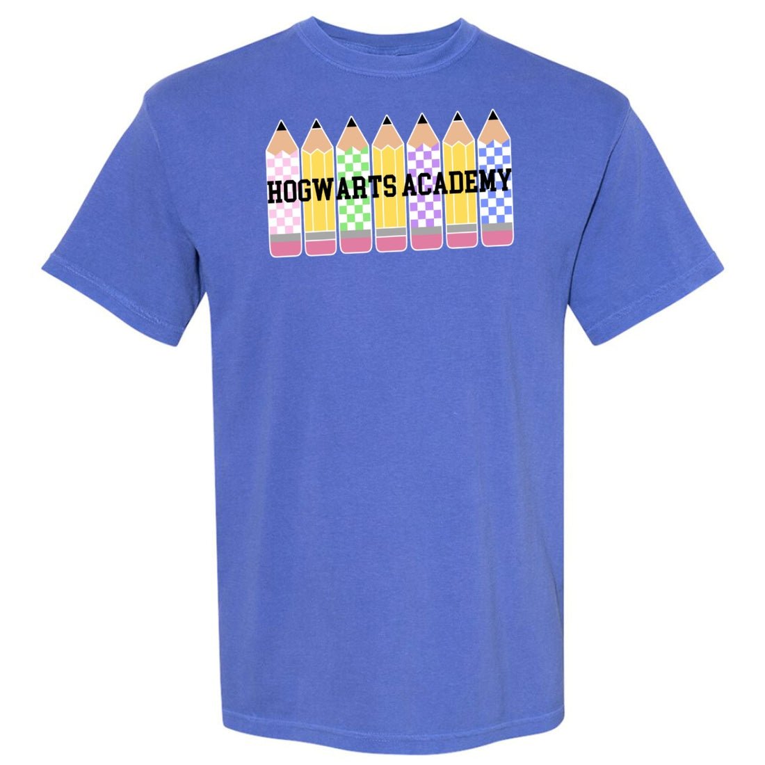 Make It Yours™ 'Checkered Pencils' T-Shirt - United Monograms