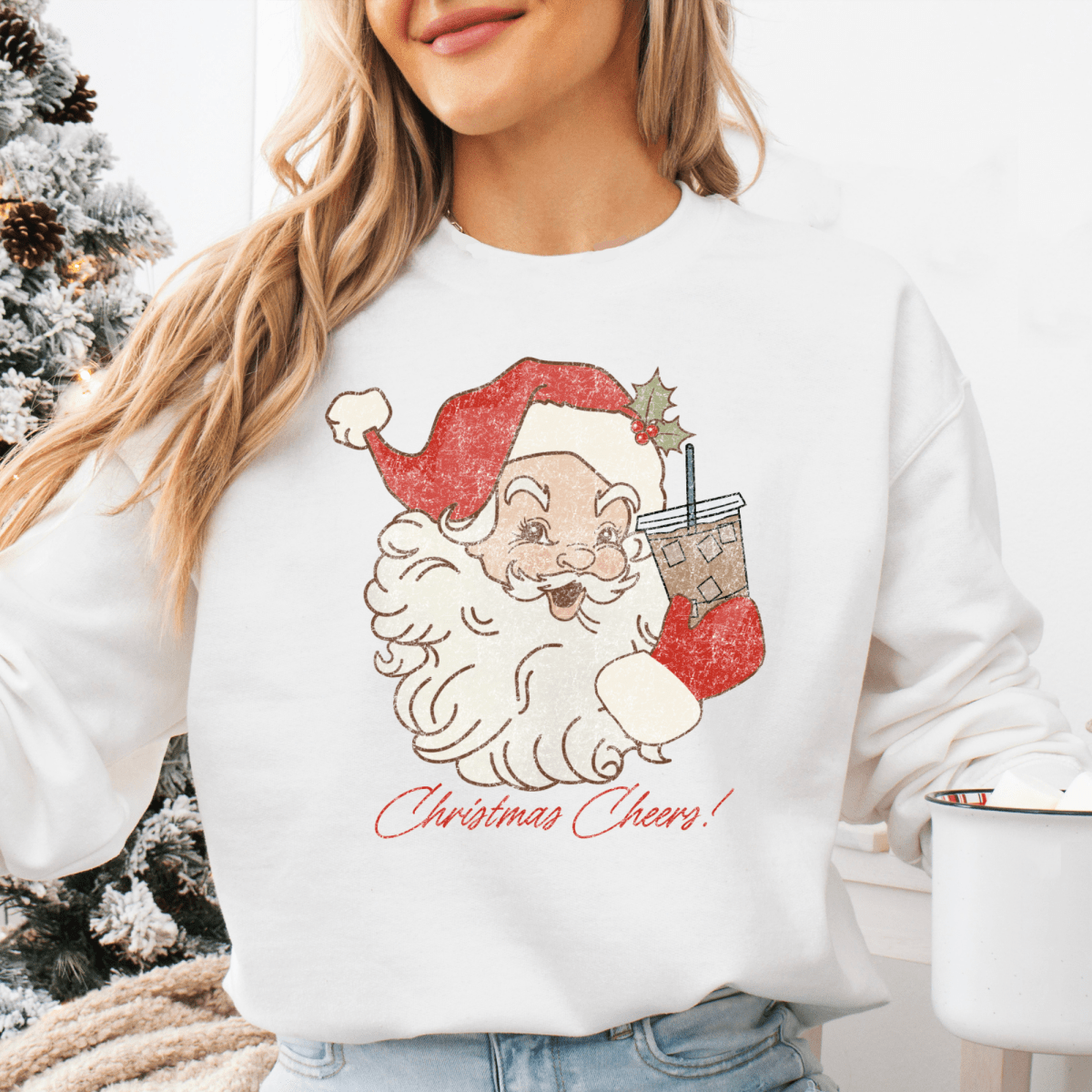 Make It Yours™ 'Christmas Cheers' Crewneck Sweatshirt - United Monograms