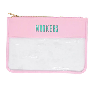 Make It Yours™ Clear Pouch - United Monograms