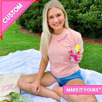 Make It Yours™ Collar Boxy T-Shirt - United Monograms