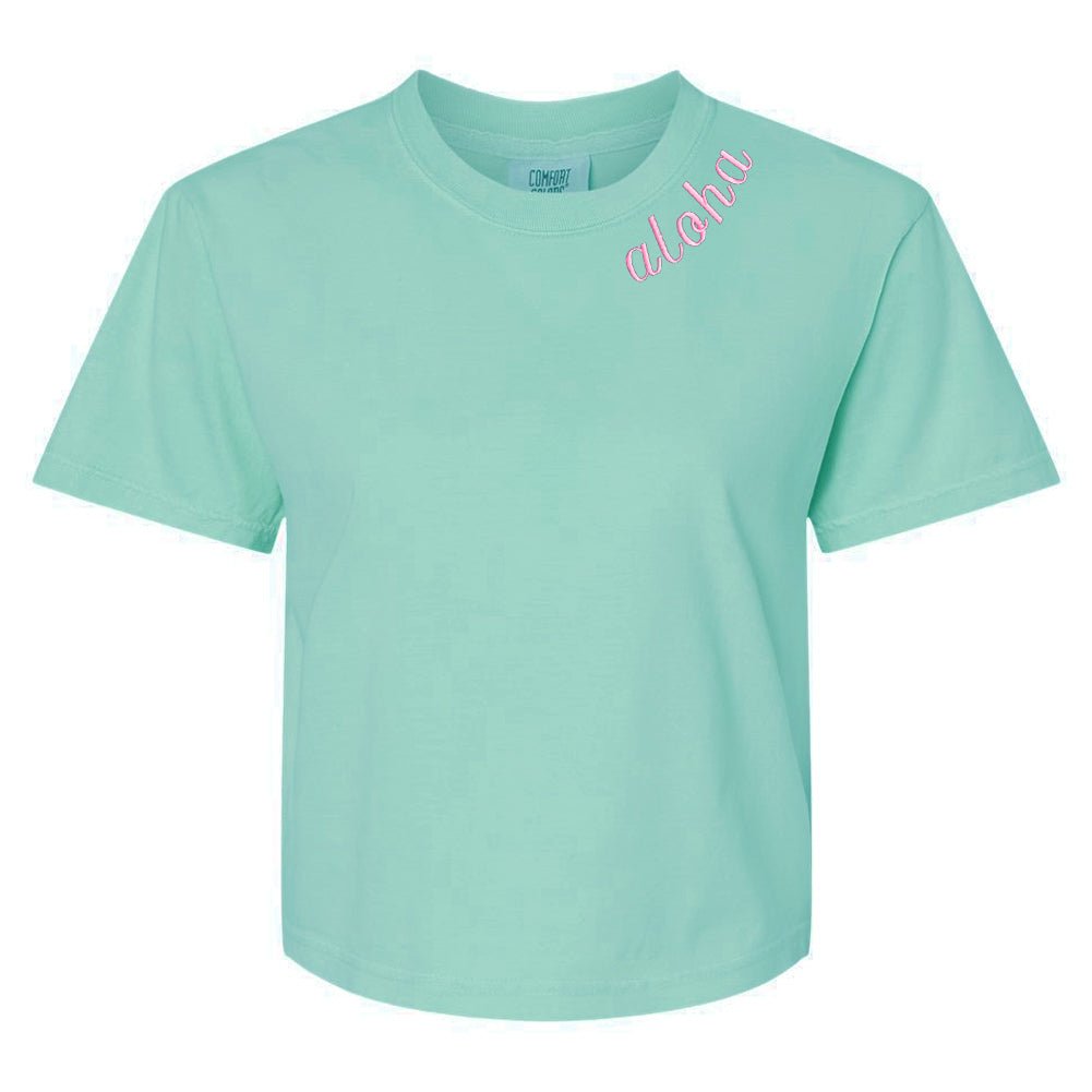 Make It Yours™ Collar Comfort Colors Boxy T-Shirt - United Monograms