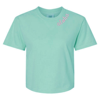 Make It Yours™ Collar Comfort Colors Boxy T-Shirt - United Monograms