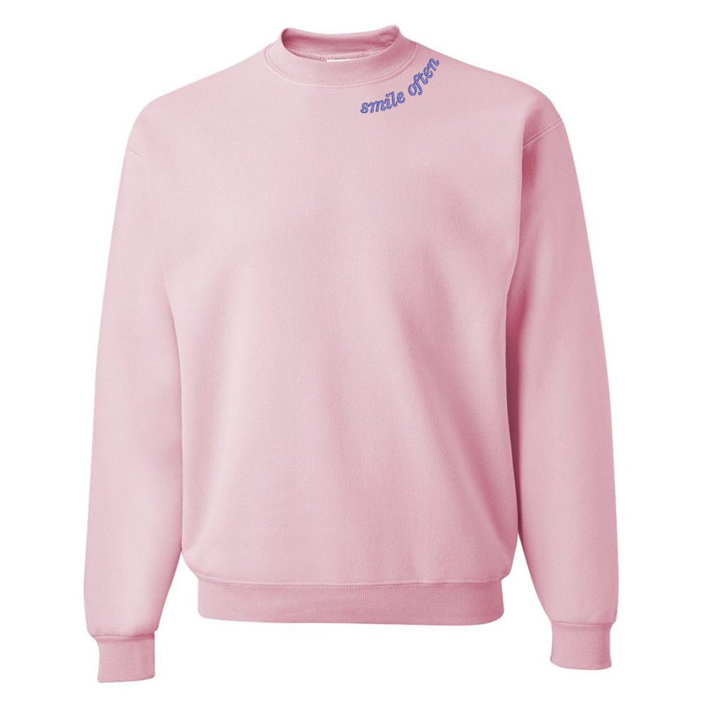 Make It Yours™ Collar Crewneck Sweatshirt - United Monograms