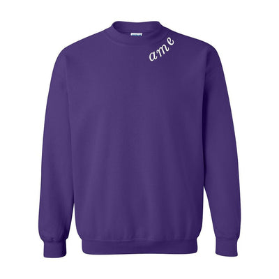 Make It Yours™ Collar Crewneck Sweatshirt - United Monograms