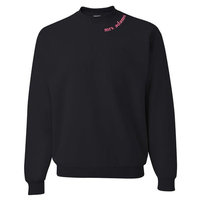 Make It Yours™ Collar Crewneck Sweatshirt - United Monograms