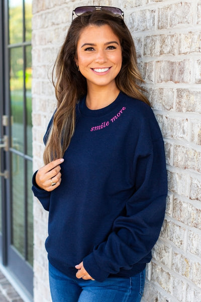 Make It Yours™ Collar Crewneck Sweatshirt - United Monograms