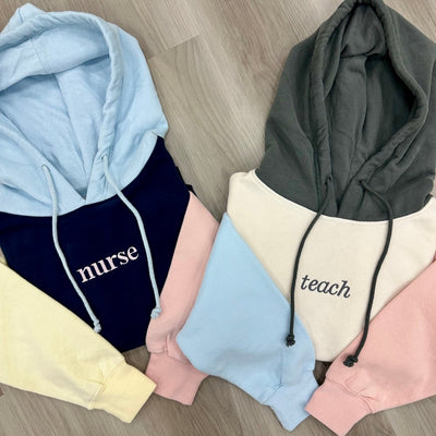 Make It Yours™ Colorblock Hoodie - United Monograms