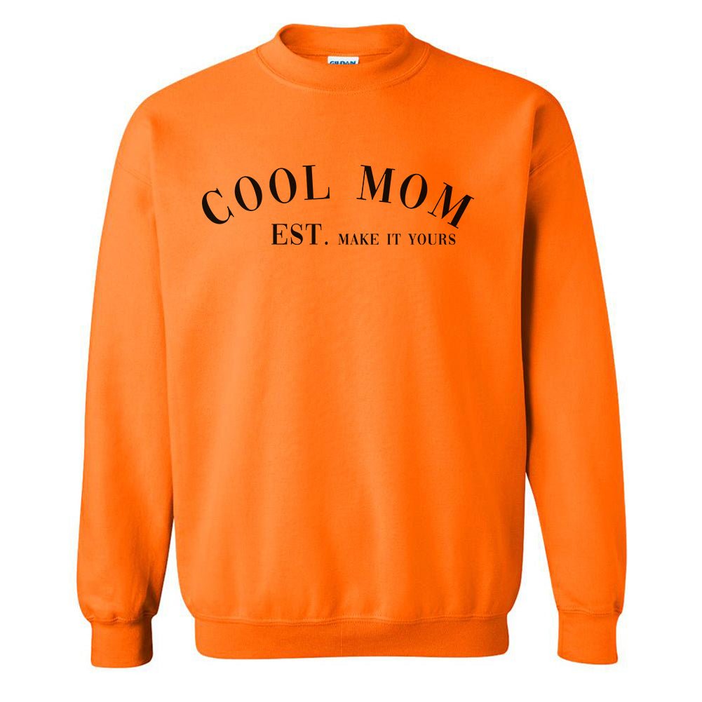 Make It Yours™ 'Cool Mom' Neon Crewneck Sweatshirt – United Monograms