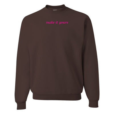 Make It Yours™ Crewneck Sweatshirt - United Monograms