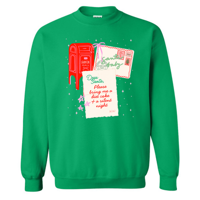 Make It Yours™ ‘Dear Santa, Bring Me a Drink’ Crewneck Sweatshirt - United Monograms