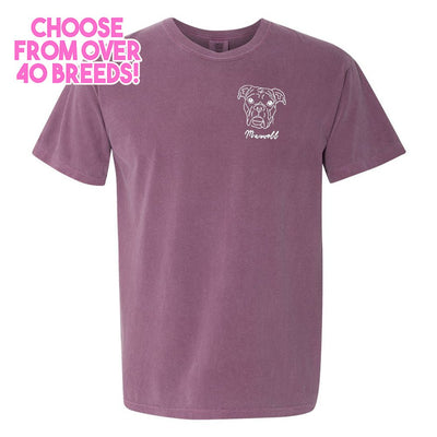 Make It Yours™ Dog Breed Comfort Colors T-Shirt - United Monograms