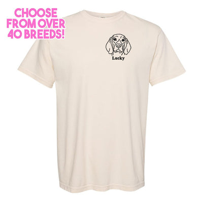 Make It Yours™ Dog Breed Comfort Colors T-Shirt - United Monograms