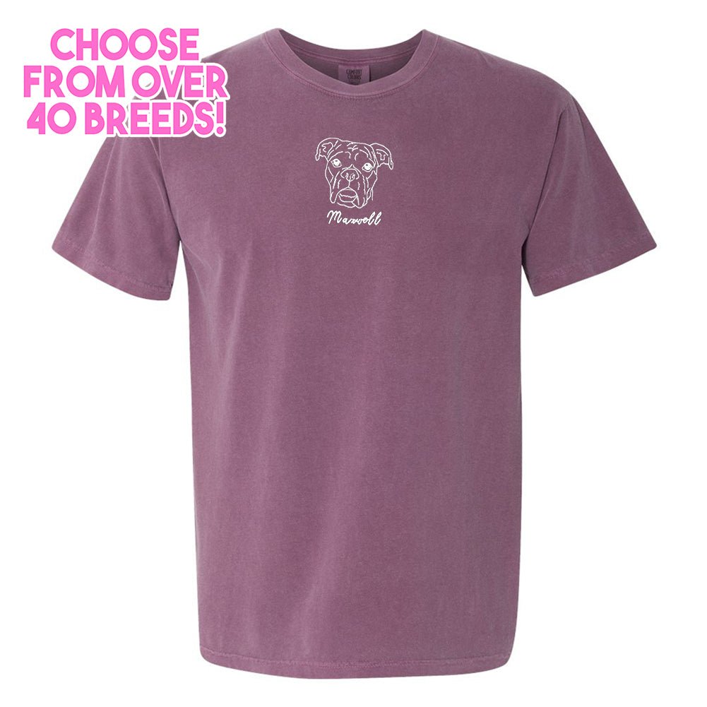 Make It Yours™ Dog Breed Comfort Colors T-Shirt - United Monograms