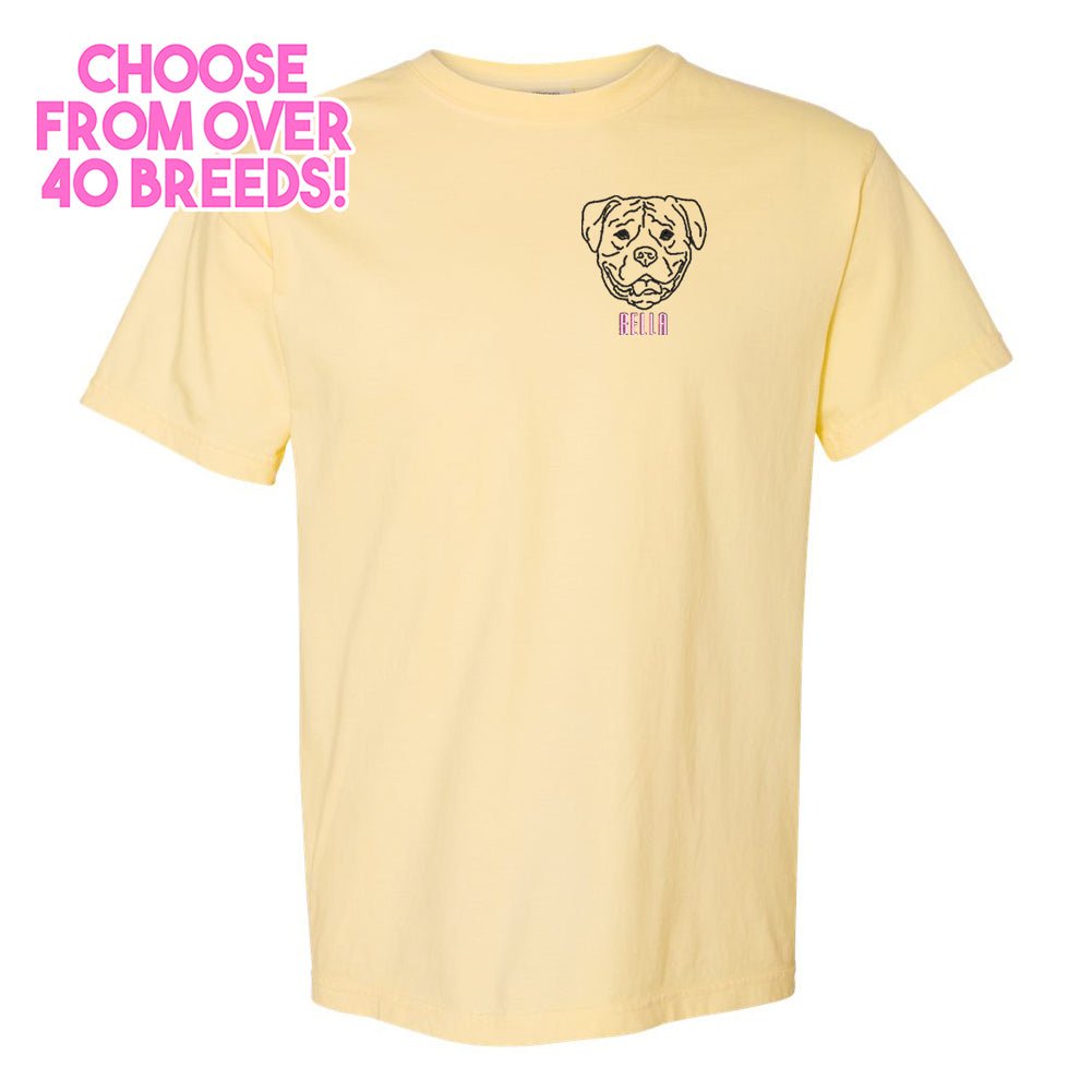 Make It Yours™ Dog Breed Comfort Colors T-Shirt - United Monograms