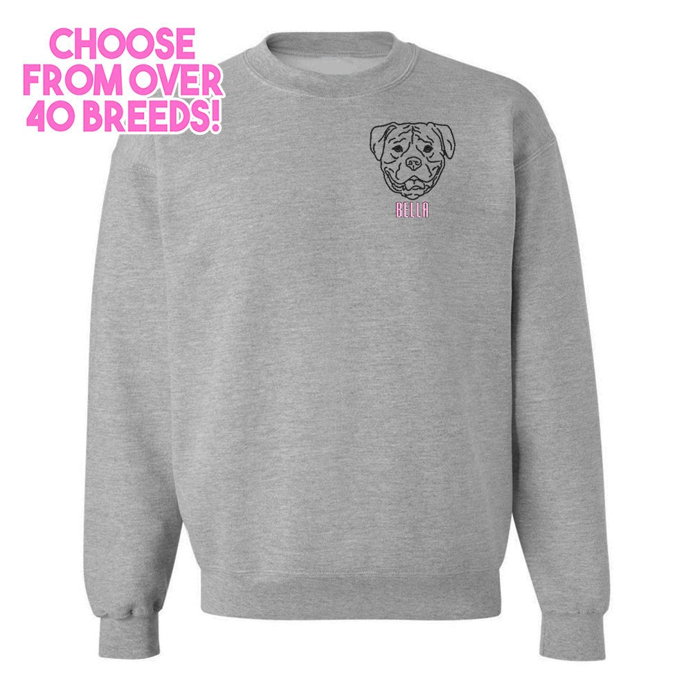 Make It Yours™ Dog Breed Crewneck Sweatshirt - United Monograms