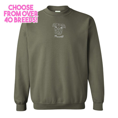 Make It Yours™ Dog Breed Crewneck Sweatshirt - United Monograms
