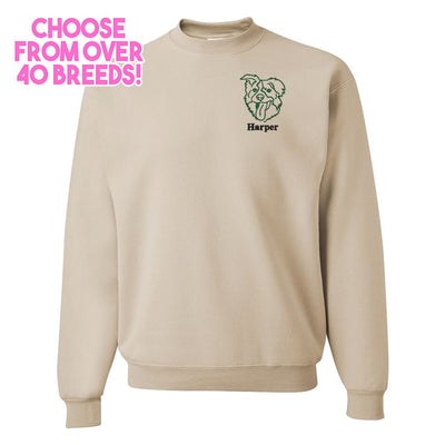 Make It Yours™ Dog Breed Crewneck Sweatshirt - United Monograms
