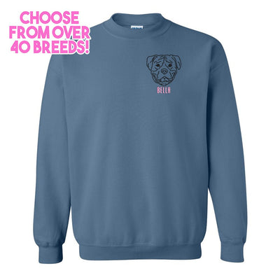 Make It Yours™ Dog Breed Crewneck Sweatshirt - United Monograms
