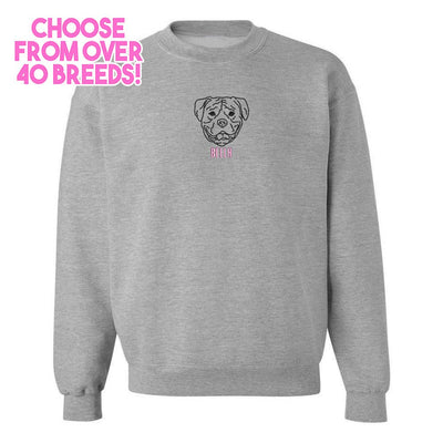 Make It Yours™ Dog Breed Crewneck Sweatshirt - United Monograms
