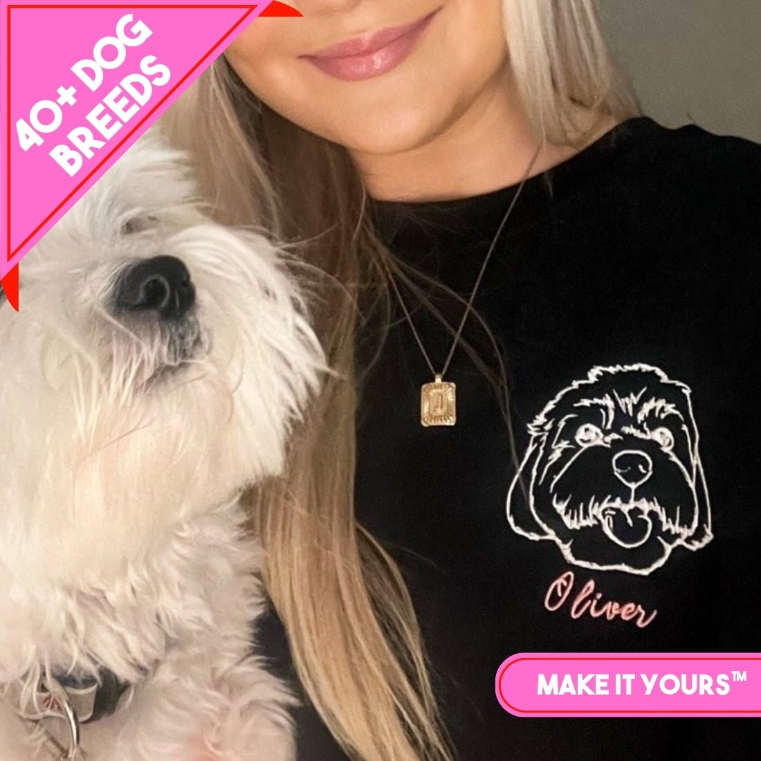 Make It Yours™ Dog Breed Crewneck Sweatshirt - United Monograms
