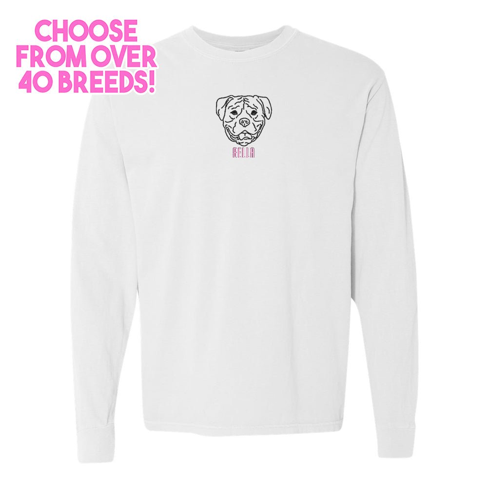 Make It Yours™ Dog Breed Long Sleeve T-Shirt - United Monograms