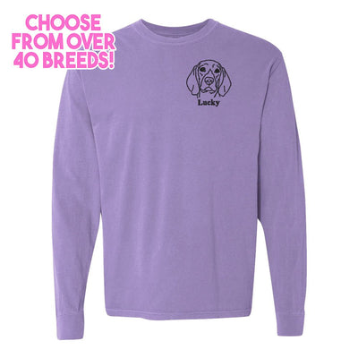 Make It Yours™ Dog Breed Long Sleeve T-Shirt - United Monograms