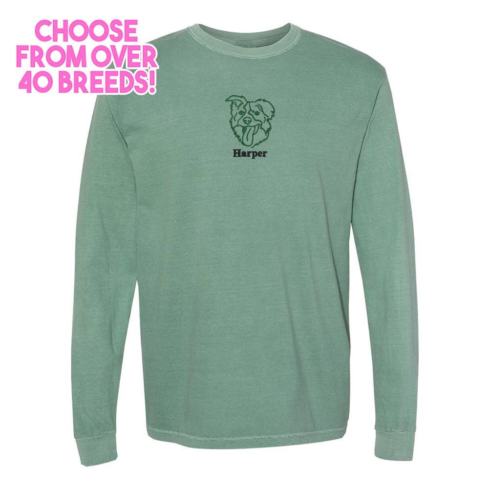 Make It Yours™ Dog Breed Long Sleeve T-Shirt - United Monograms