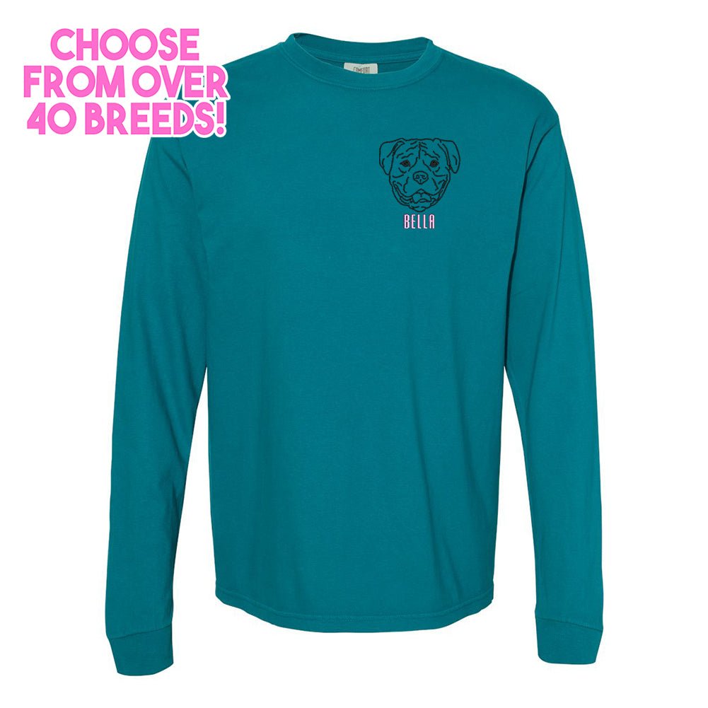 Make It Yours™ Dog Breed Long Sleeve T-Shirt - United Monograms