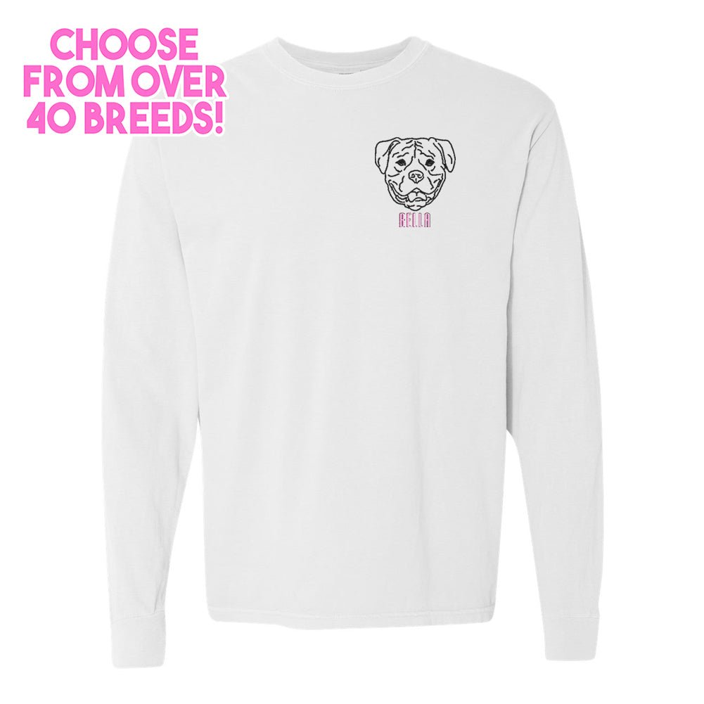 Make It Yours™ Dog Breed Long Sleeve T-Shirt - United Monograms