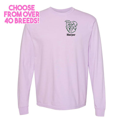 Make It Yours™ Dog Breed Long Sleeve T-Shirt - United Monograms