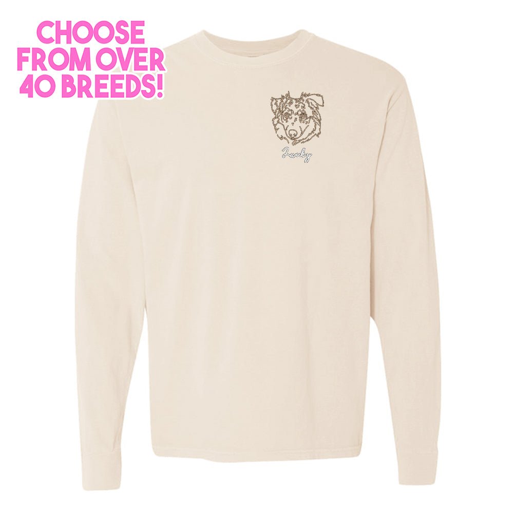 Make It Yours™ Dog Breed Long Sleeve T-Shirt - United Monograms