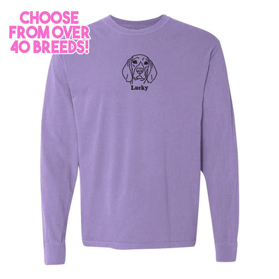 Make It Yours™ Dog Breed Long Sleeve T-Shirt - United Monograms