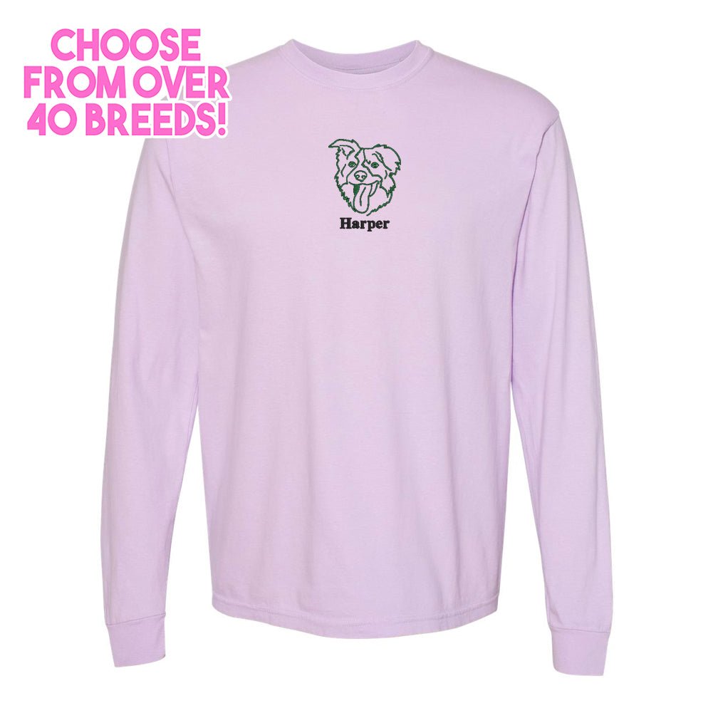 Make It Yours™ Dog Breed Long Sleeve T-Shirt - United Monograms