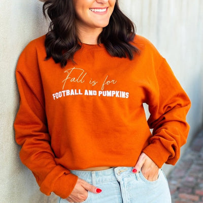 Make It Yours™ 'Fall Is For' Crewneck Sweatshirt - United Monograms