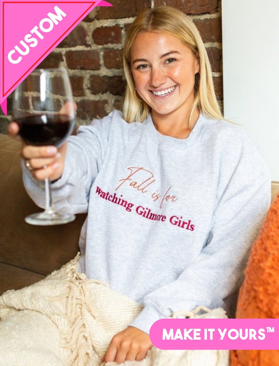 Make It Yours™ 'Fall Is For' Crewneck Sweatshirt - United Monograms