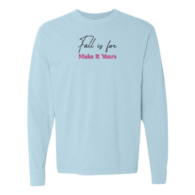 Make It Yours™ 'Fall Is For' Long Sleeve T-Shirt - United Monograms