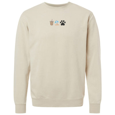 Make It Yours™ 'Favorite Things Icons' Embroidered Cozy Crew - United Monograms